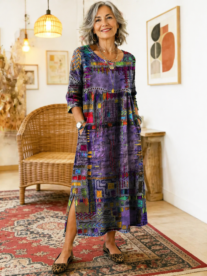 Eliana | Midikleid mit Druck
