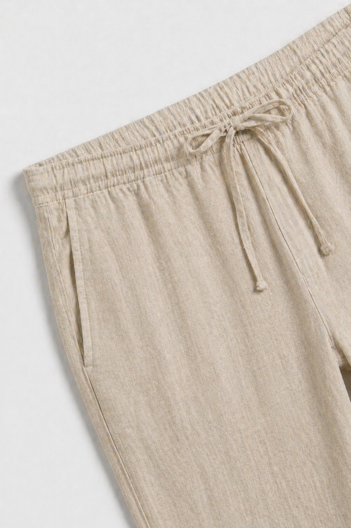 Bayside Beige Leinenhose