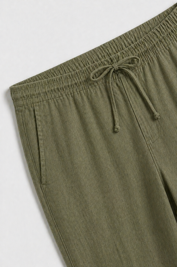 Bayside Leinenhose Olive