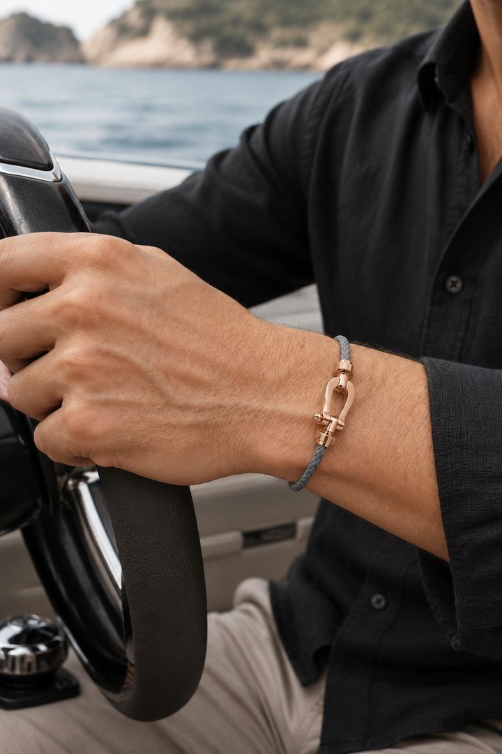 Armband Aurelio Grau / Roségold