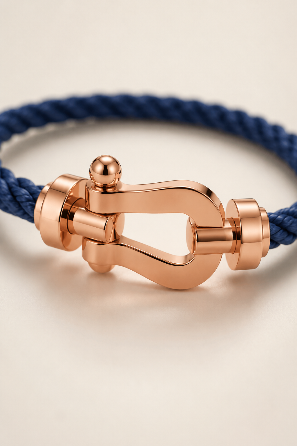 Armband Aurelio Blau Navy / Roségold
