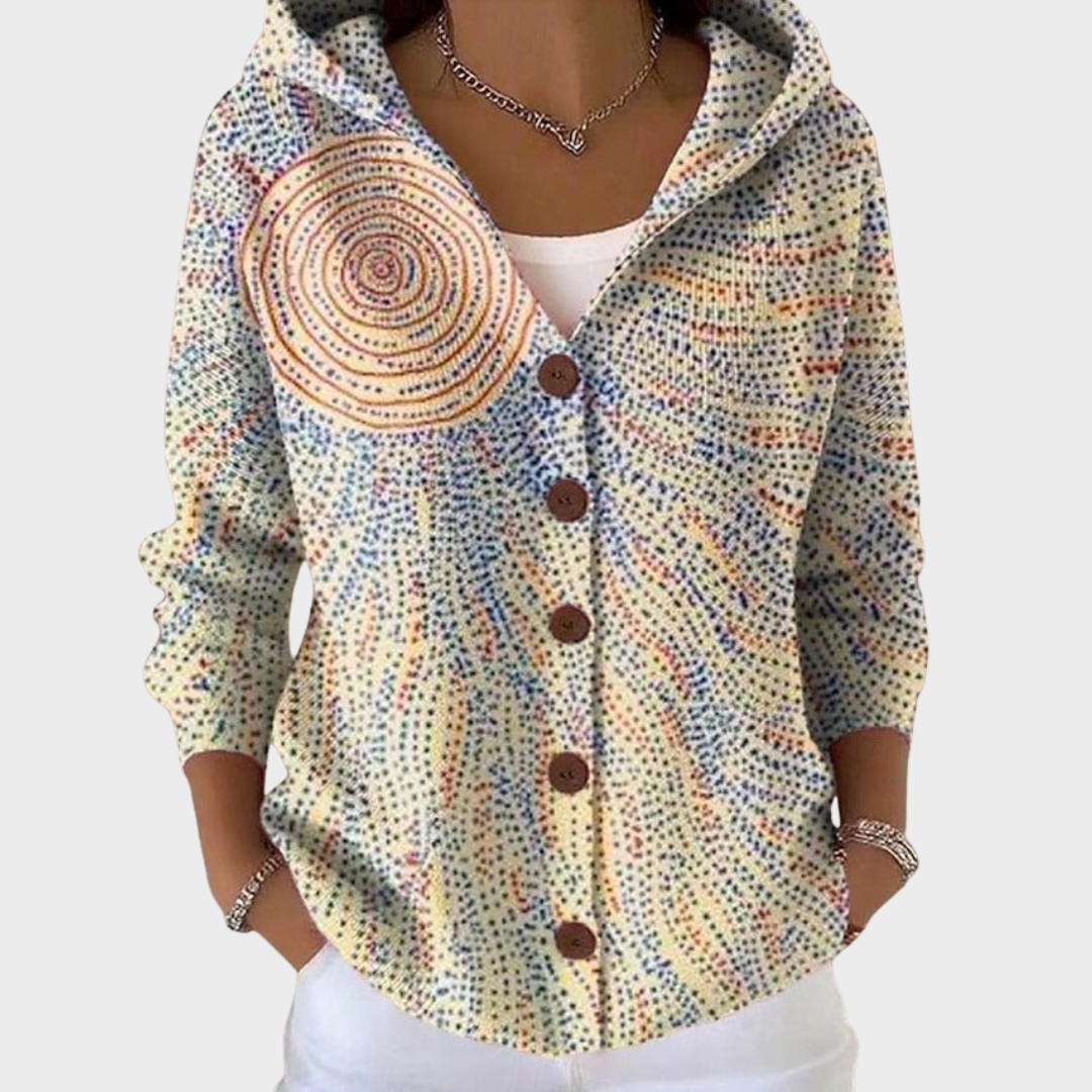 Cassidy - Langer und warmer Cardigan für Frauen