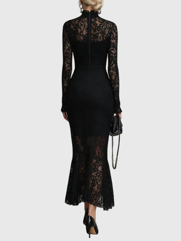 Monica | Elegantes Maxikleid aus Spitzenstoff