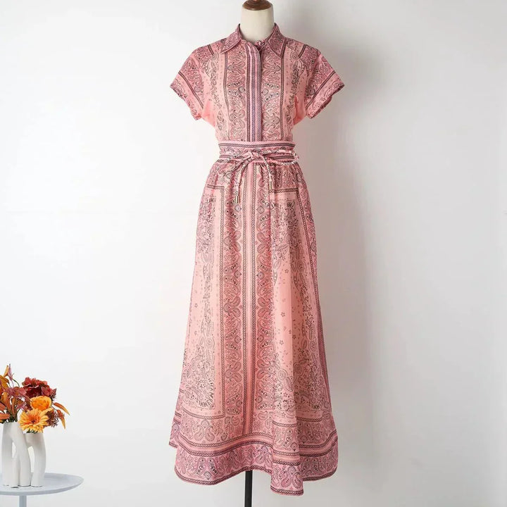 Adele - Boho-Print Zweiteiliges Ensemble