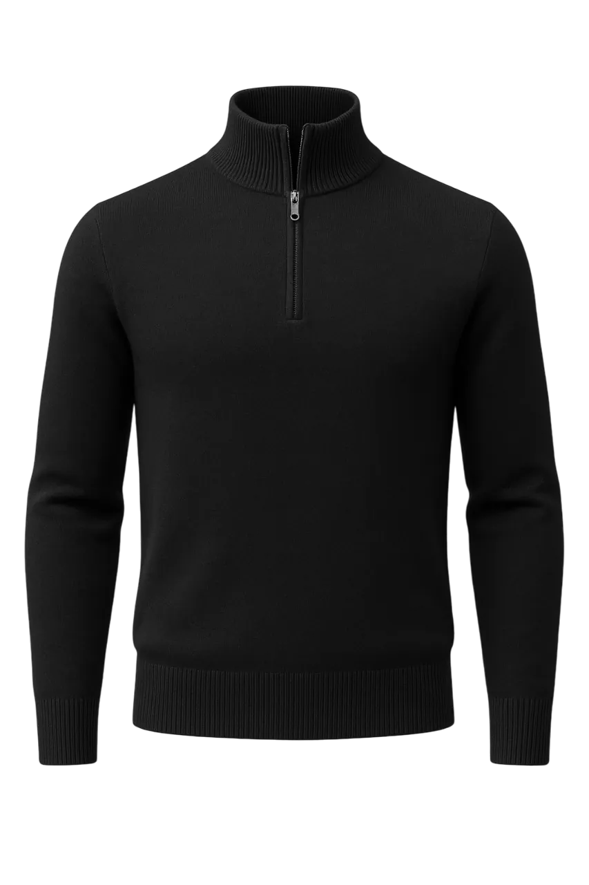 Sommerfeld™ | Der Windsor Half-Zip Herrenpullover