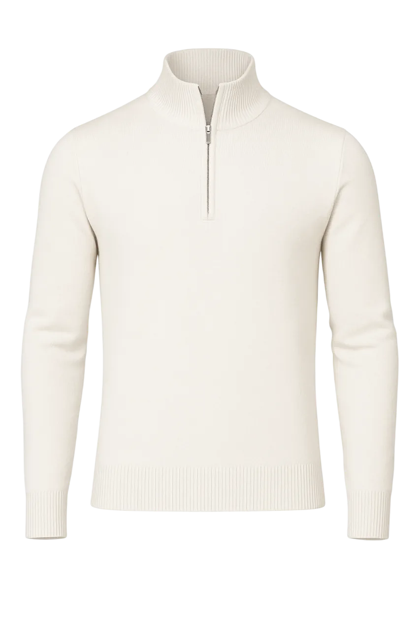 Sommerfeld™ | Der Windsor Half-Zip Herrenpullover