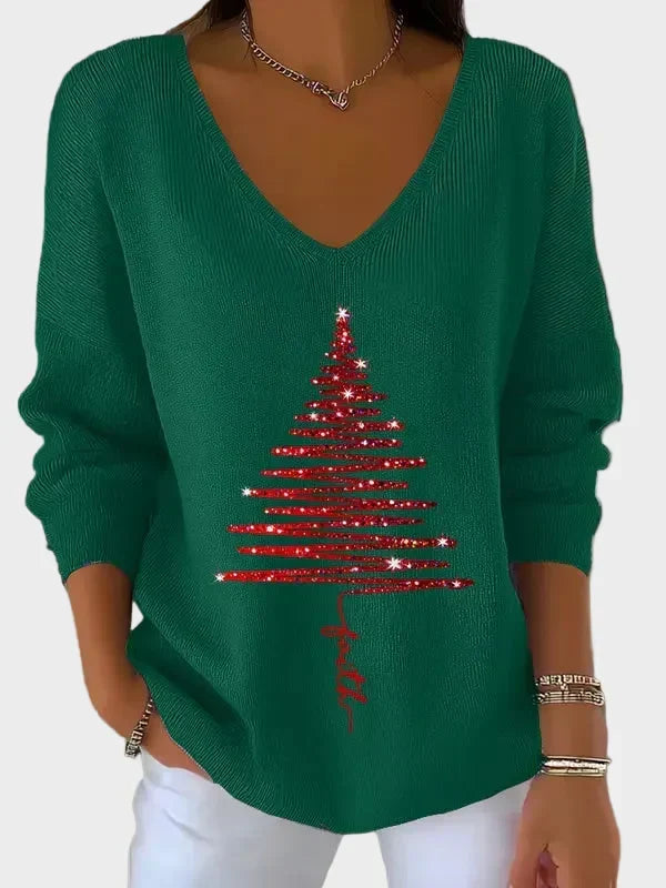 Nancy - Eleganter Weihnachts-Pullover