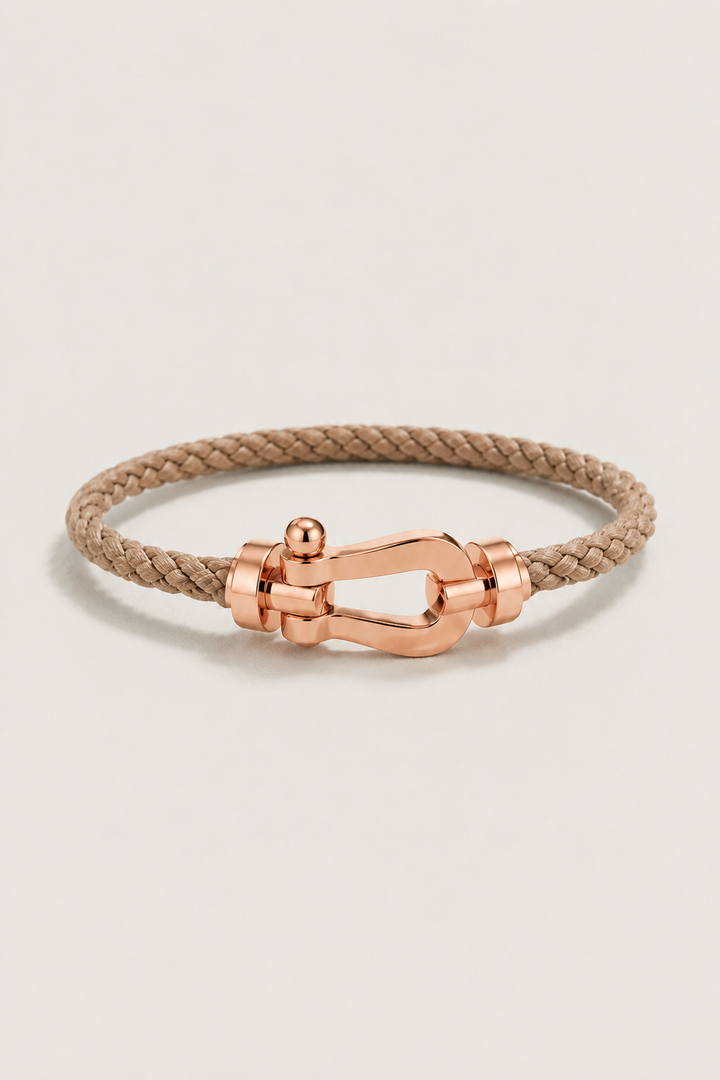 Armband Aurelio Hellbraun / Roségold