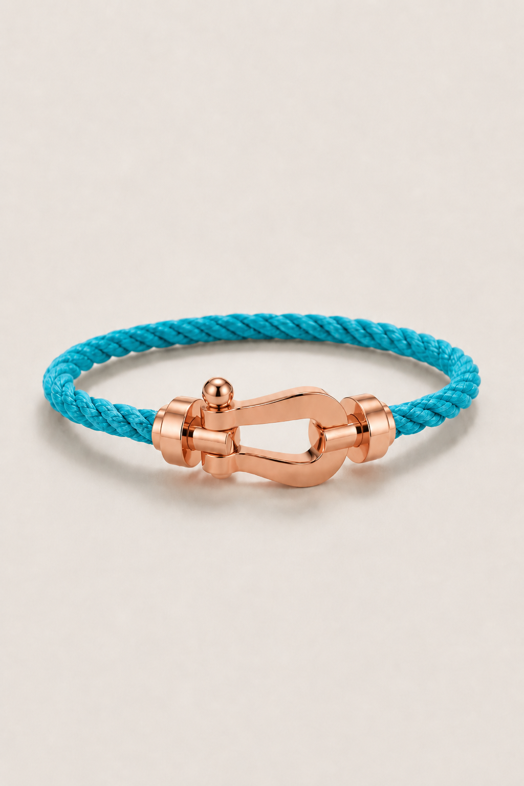 Aurelio Armband Hellblau / Roségold