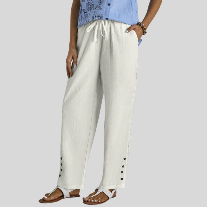 Shania - Lockere Knopf-Hosen