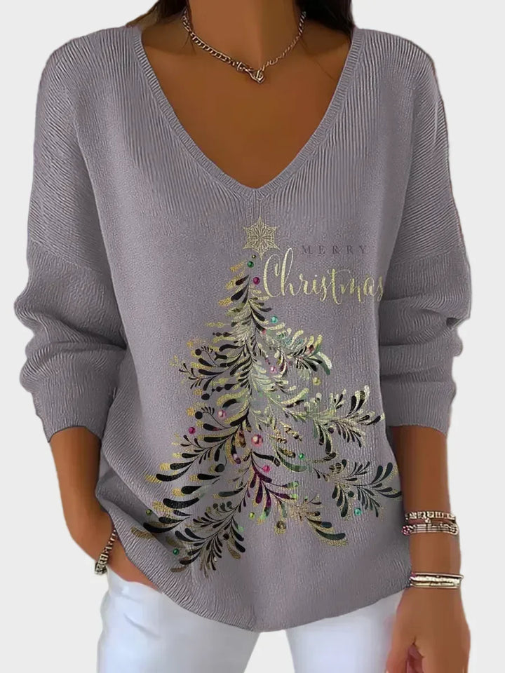 Nancy - Eleganter Weihnachts-Pullover