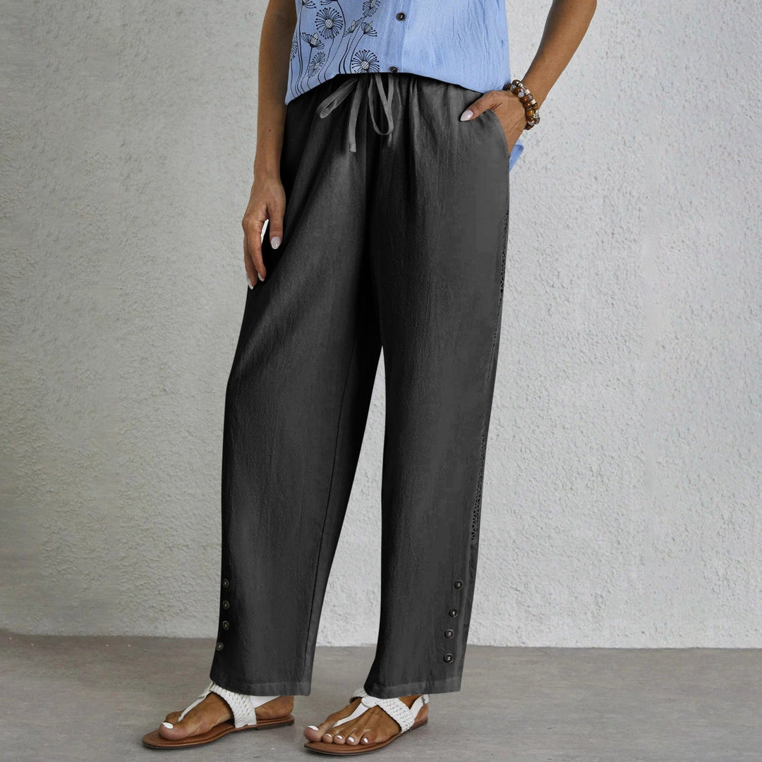 Shania - Lockere Knopf-Hosen