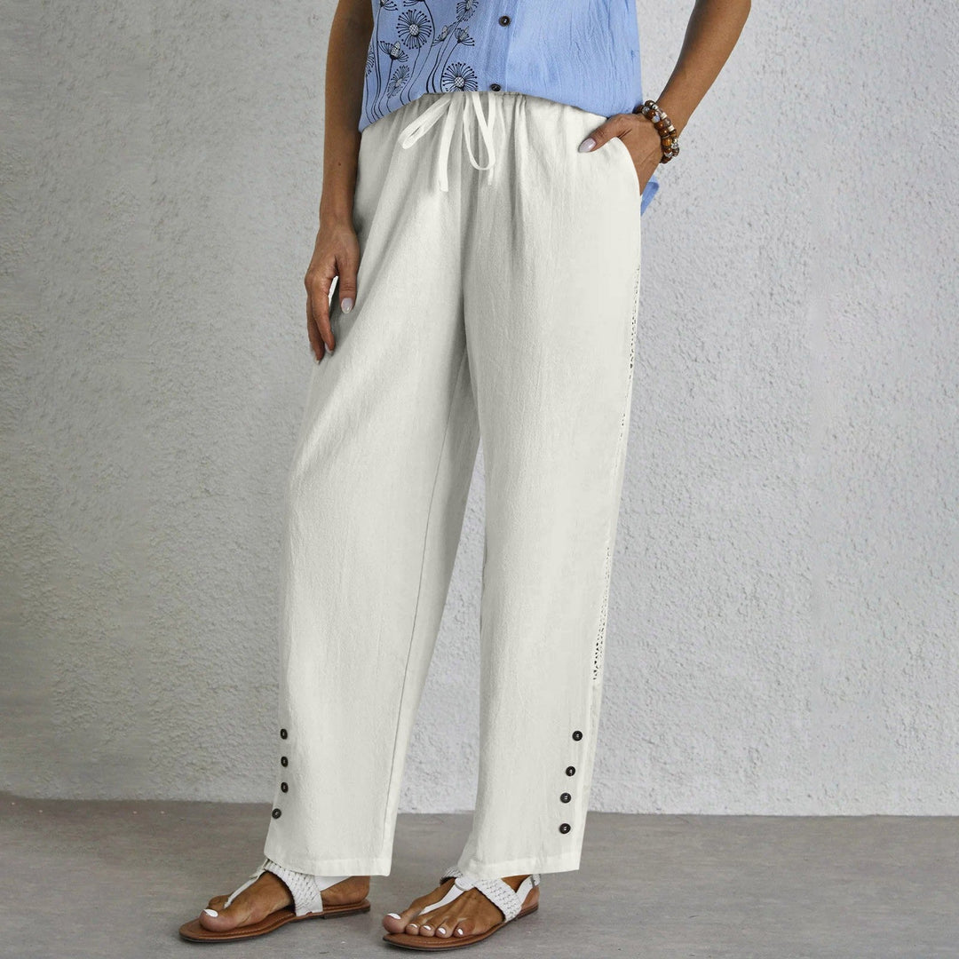 Shania - Lockere Knopf-Hosen