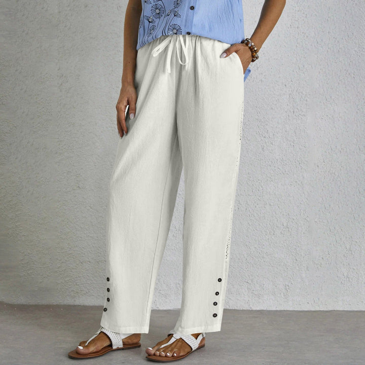 Shania - Lockere Knopf-Hosen