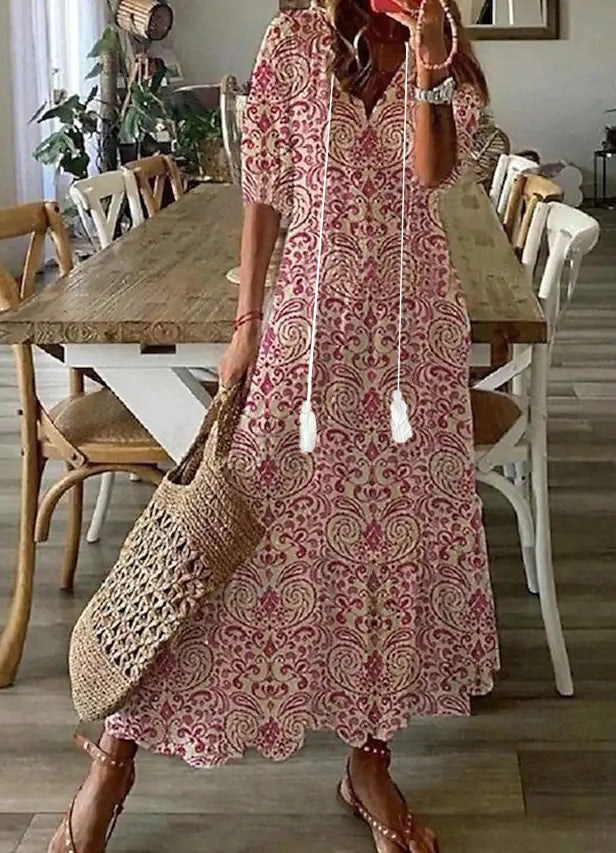 Amalia | Maxikleid Vintage Boho Sommer
