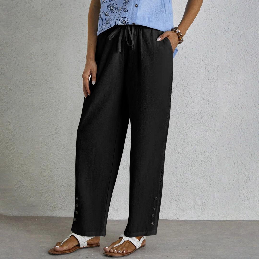 Shania - Lockere Knopf-Hosen