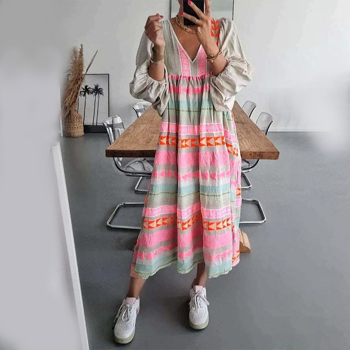 Jessenia - Bequemes Boho-Kleid