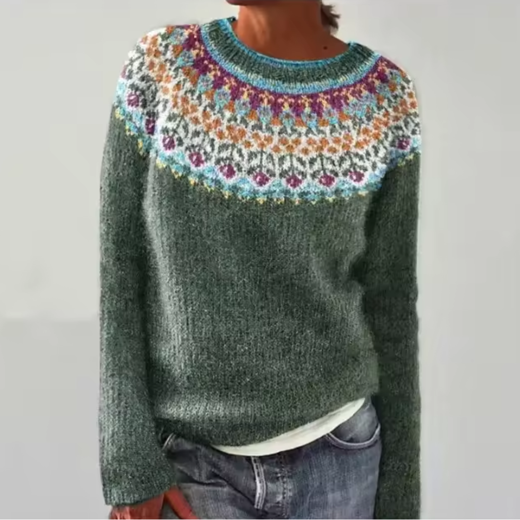 Regina | Gemütlicher Retro Pullover
