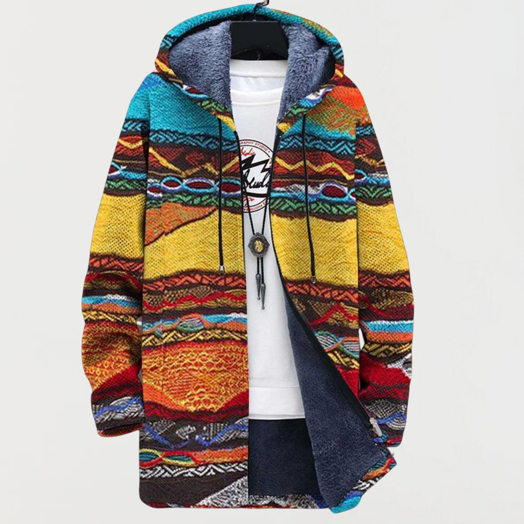 Siobhán - Künstlerisches Sweatshirt mit Kapuze