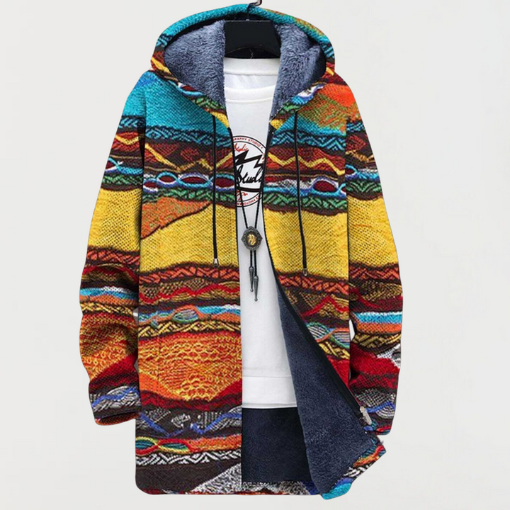 Siobhán - Künstlerisches Sweatshirt mit Kapuze