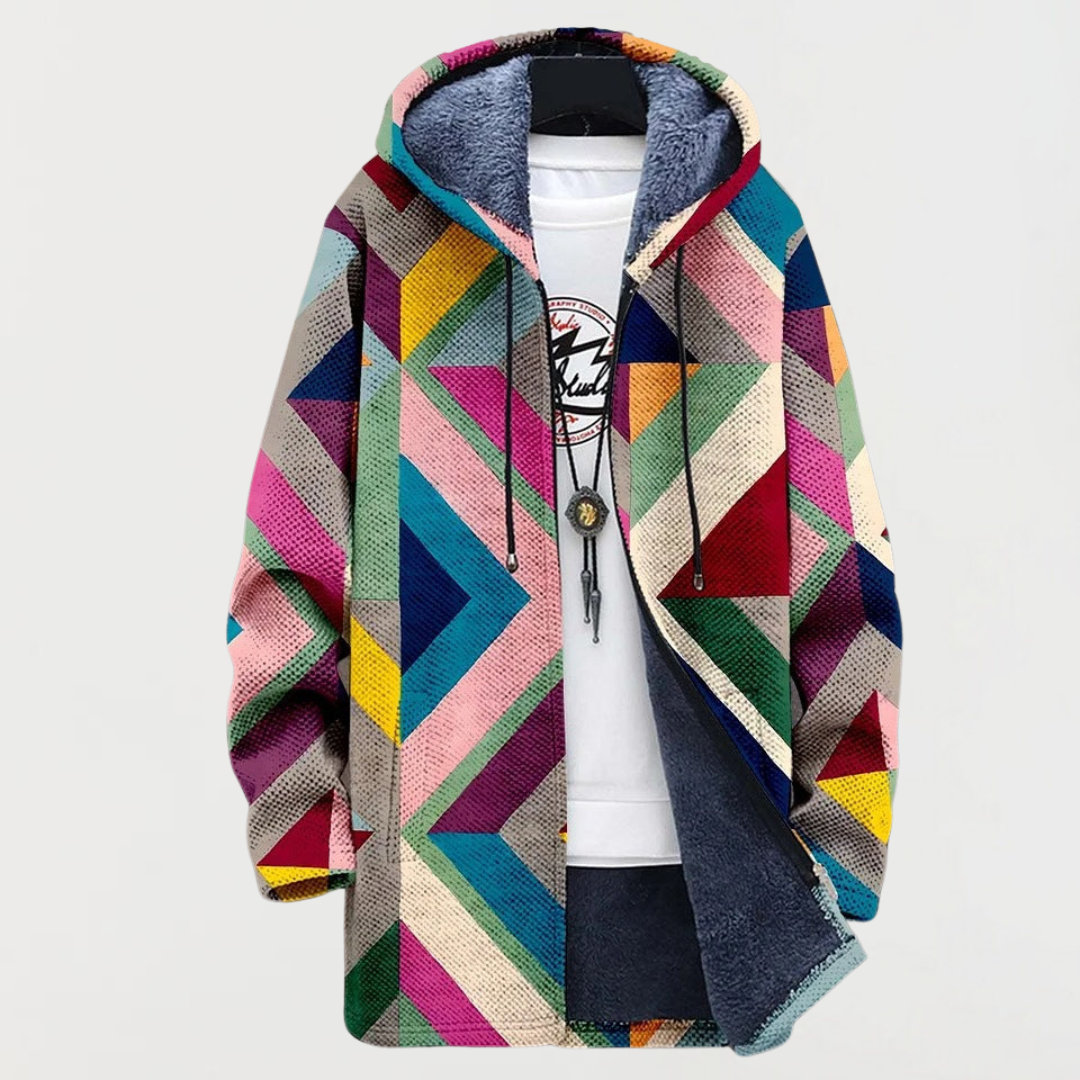 Gráinne - Sweatshirt mit geometrischem Druck
