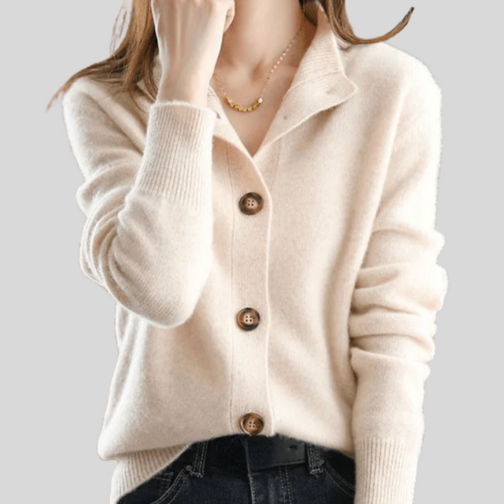 Claire | Cashmere Cardigan im Retro-Stil