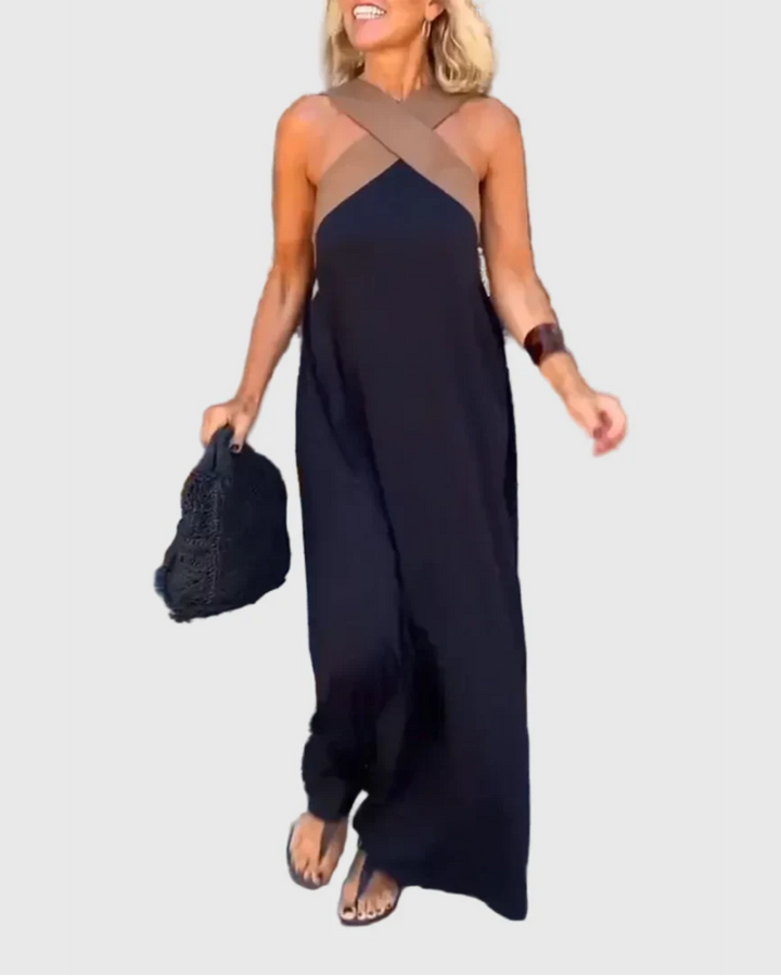 Elena | Maxi Kleid Fluid und Elegant