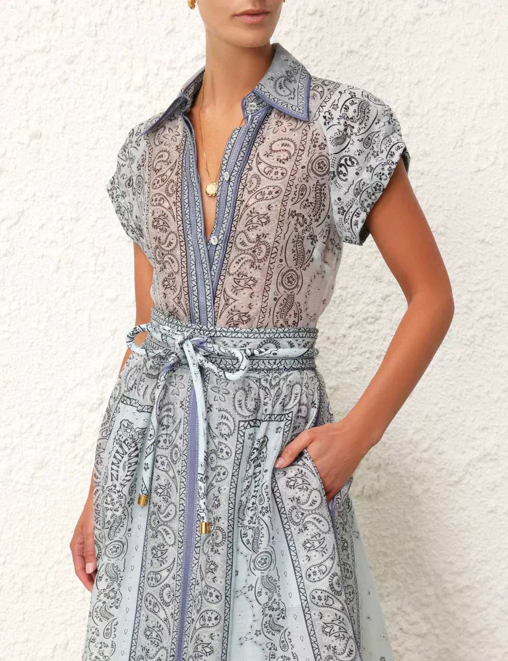 Adele - Boho-Print Zweiteiliges Ensemble