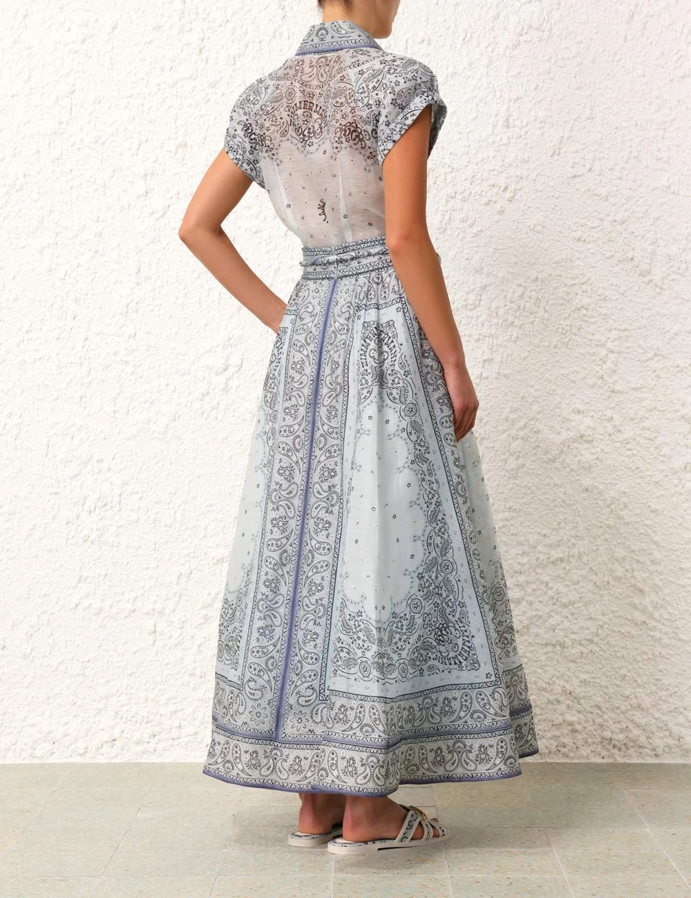 Adele - Boho-Print Zweiteiliges Ensemble