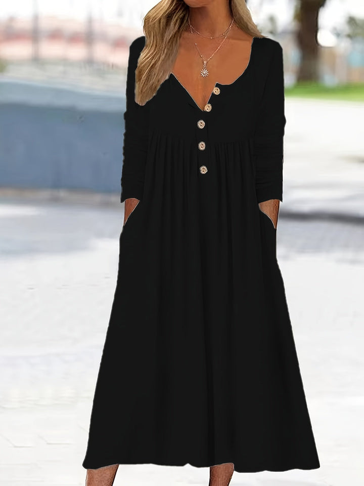 ZARA | MIDI-KLEID MIT KNÖPFEN VORNE