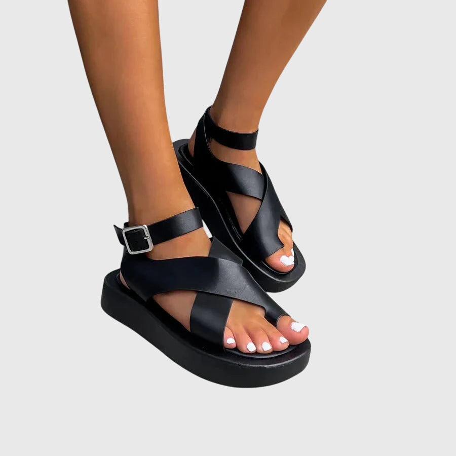 Bria - Dicke Plateausandalen