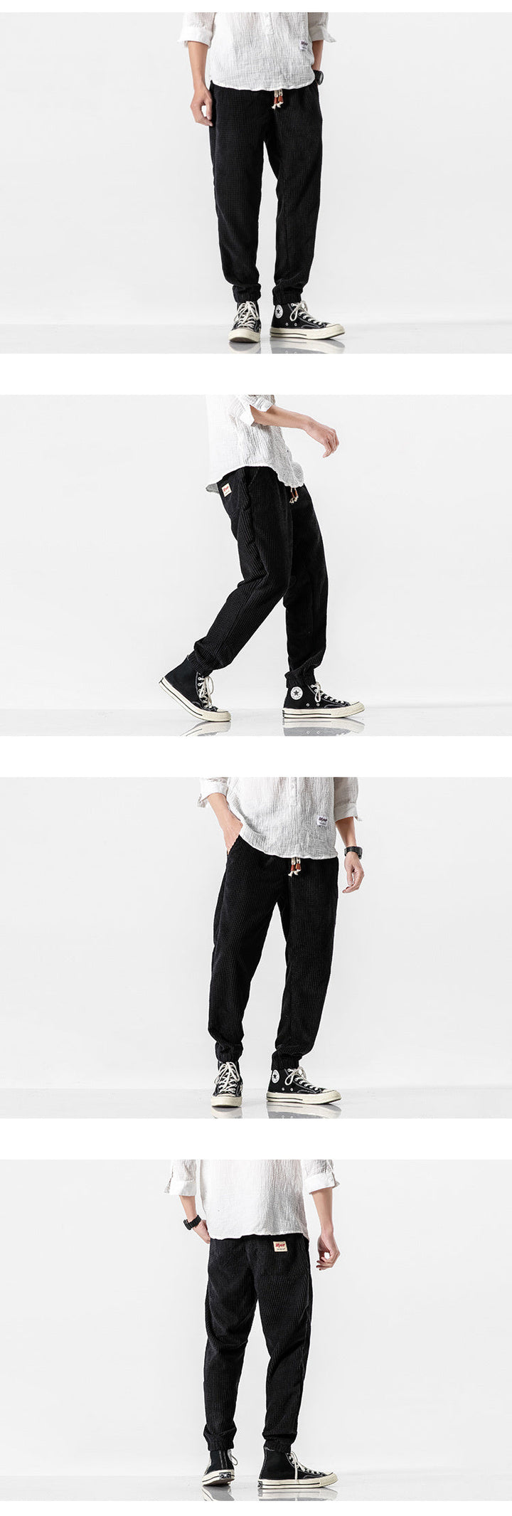 Sommerfeld™ | Herren Cordhose Jogger – Lockerer Schnitt, Kordelzugbund