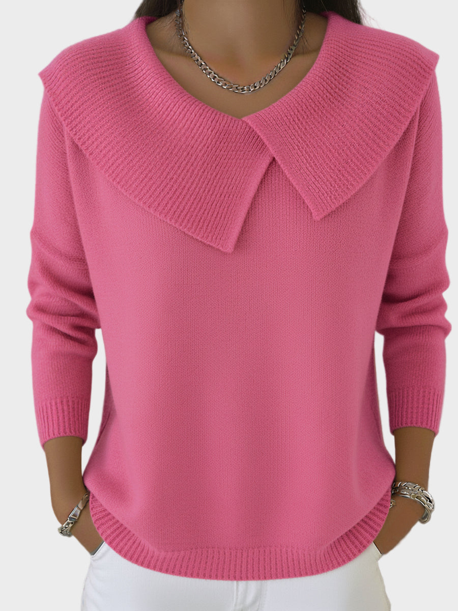 Lucia - Warmer Pullover mit weichem Kragen