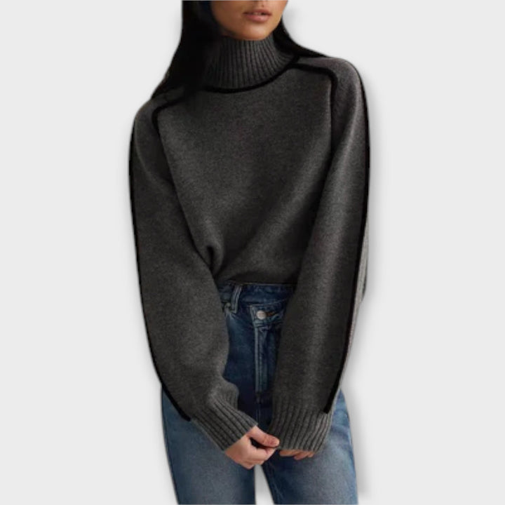 Emilie - Pullover mit Rollkragen aus weicher Wolle