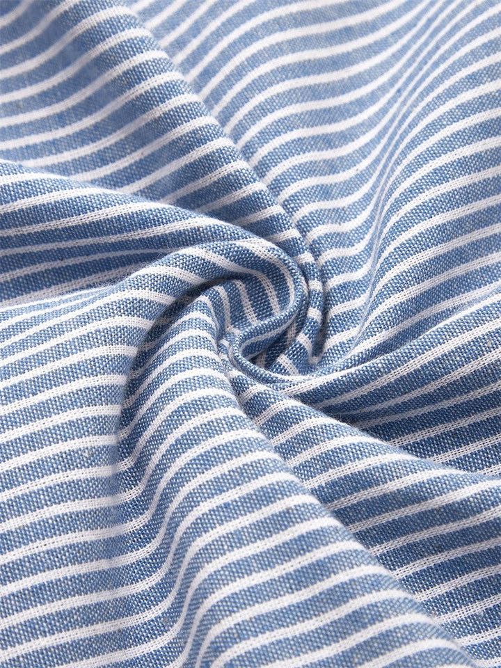 JARNA | MIDILANGE STREIFENKLEID