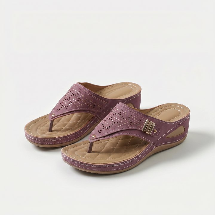Élodie - Keil-Zehensandalen für Dame