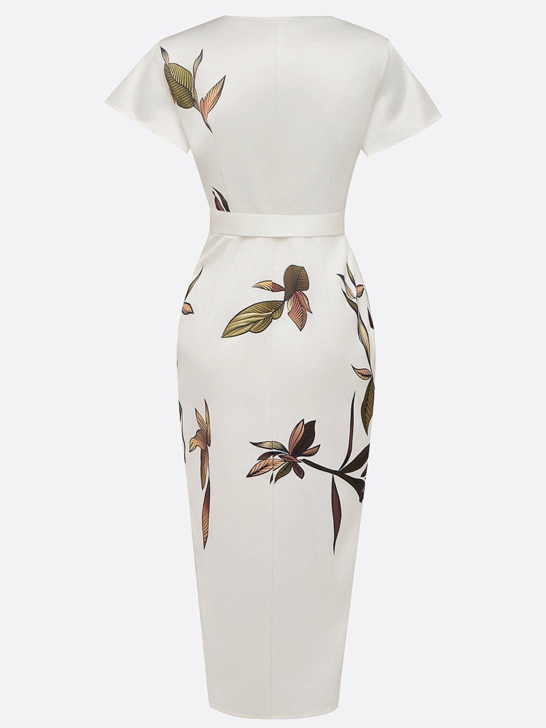 Amelia | Elegantes florales Wickelkleid