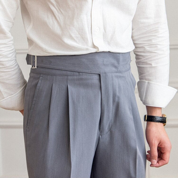 Sommerfeld™ | Ellis - Klassische Hose Mit Hoher Taille Und Schnallenverschluss Für Herren