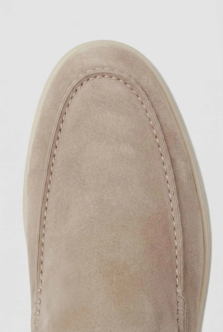 Mule Yacht in Suède Beige