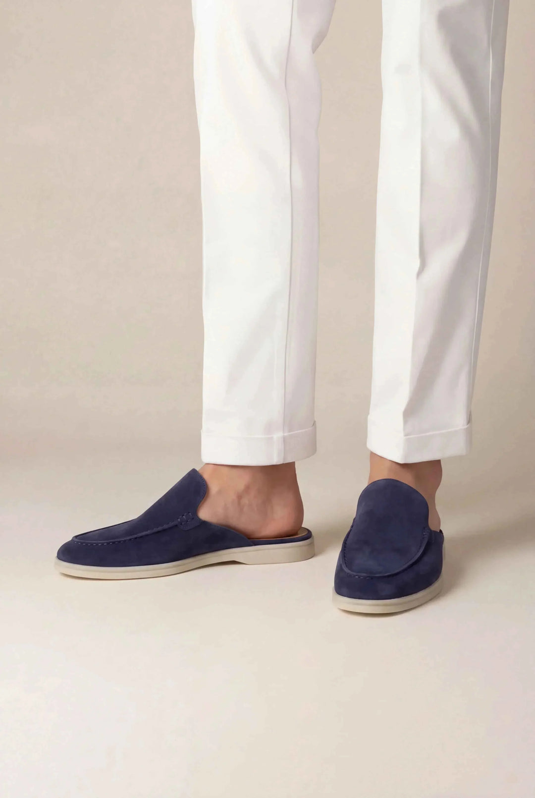 Mule Yacht in Suède Blauw Navy