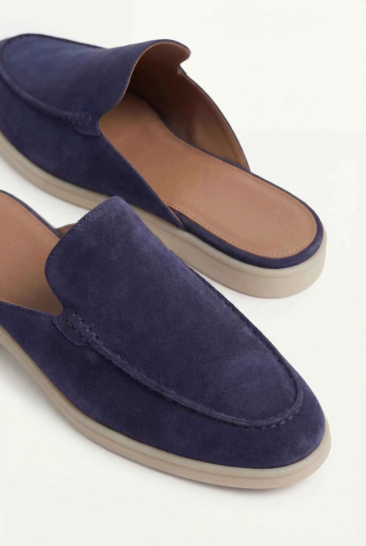 Mule Yacht in Suède Blauw Navy