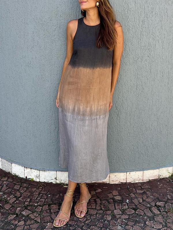 Heather - Lässiges Gradient-Kleid