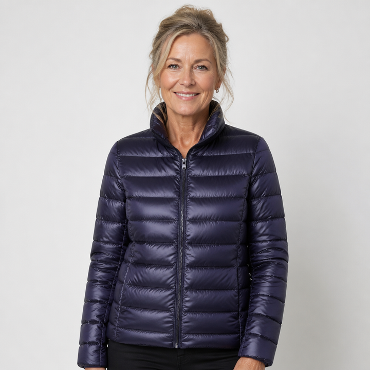 Eline | Mittlere Jacke, marineblau