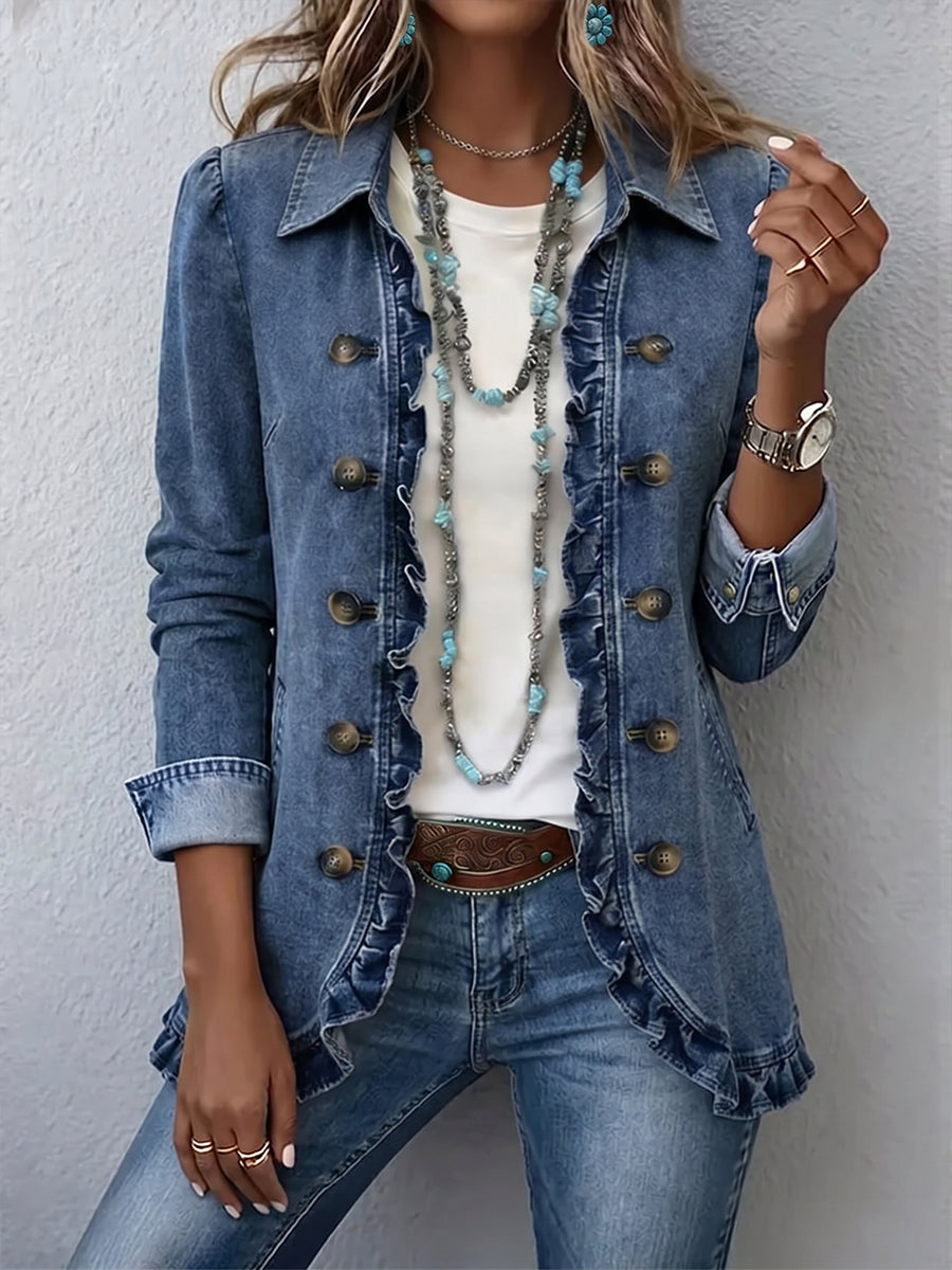 Luisa | Jacke mit Falten