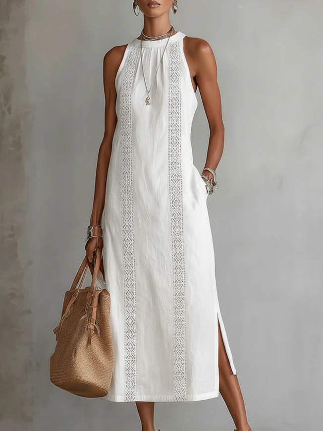 Chloe | Elegantes Midi Sommerkleid