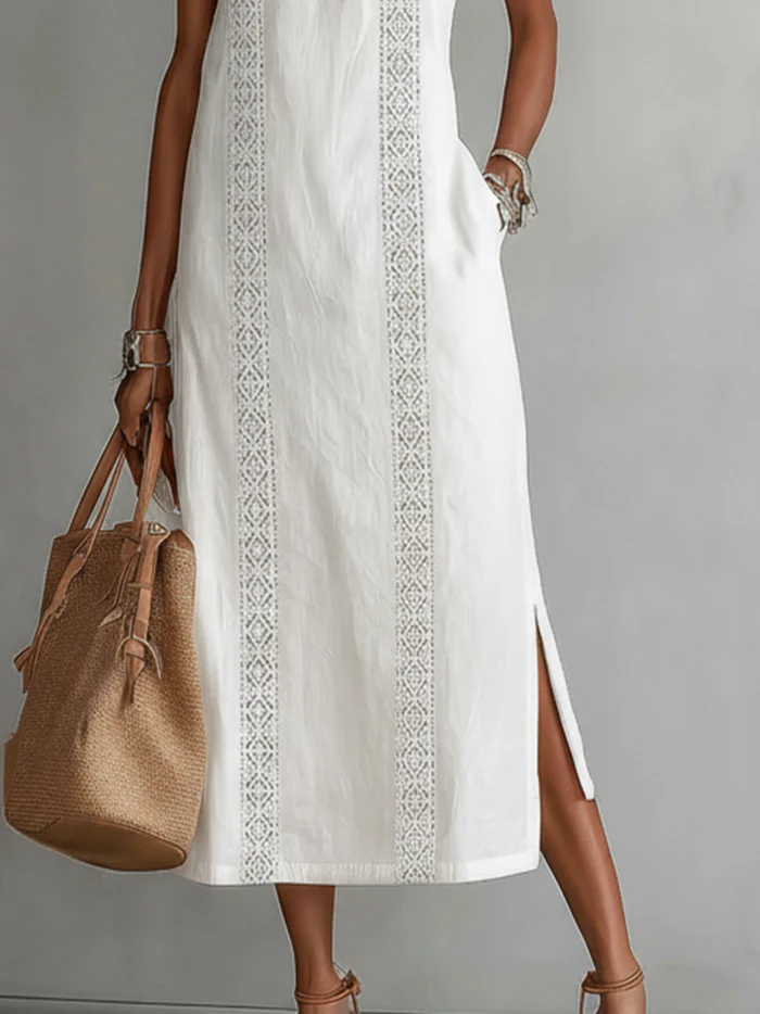 Chloe | Elegantes Midi Sommerkleid