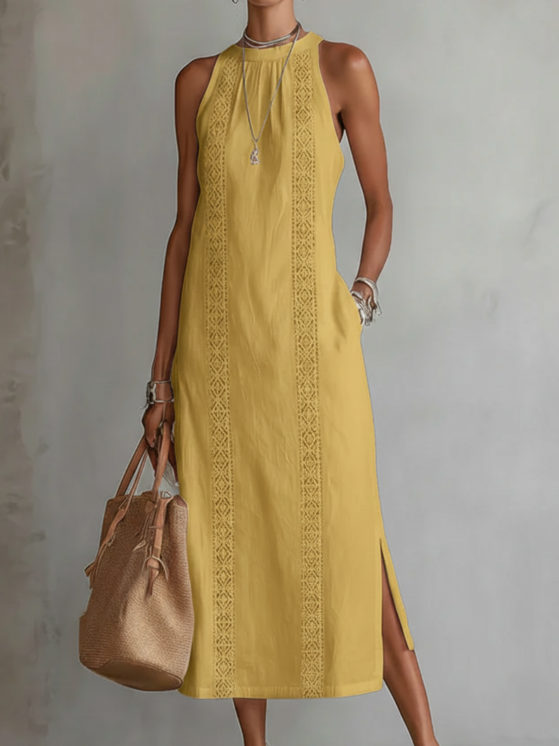 Chloe | Elegantes Midi Sommerkleid
