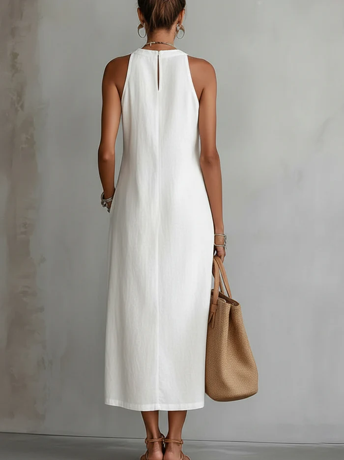 Chloe | Elegantes Midi Sommerkleid