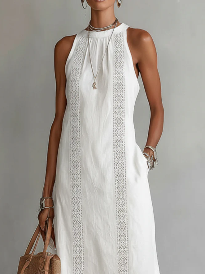 Chloe | Elegantes Midi Sommerkleid