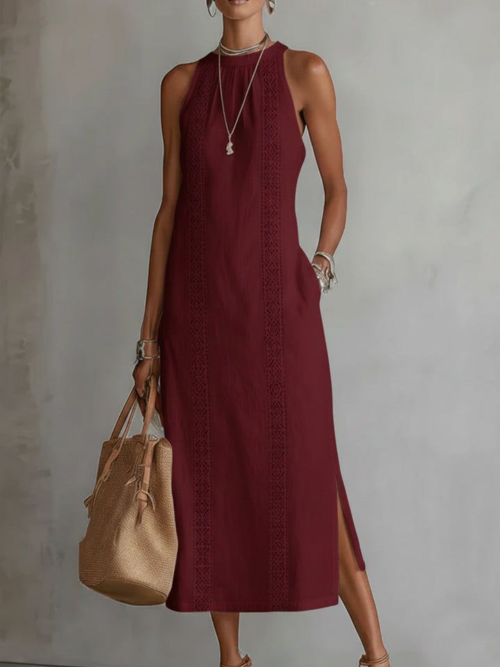 Chloe | Elegantes Midi Sommerkleid